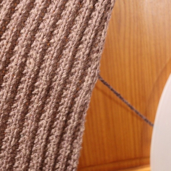 Vintage Scarf Vest Bohemian Hippy Tie Around Scarf With Pockets - Picture 12 of 13